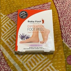 Baby Foot exfoliation foot peel exp 2025 03